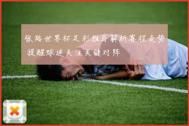 张路世界杯足彩推荐解析赛程走势 提醒球迷关注关键对阵